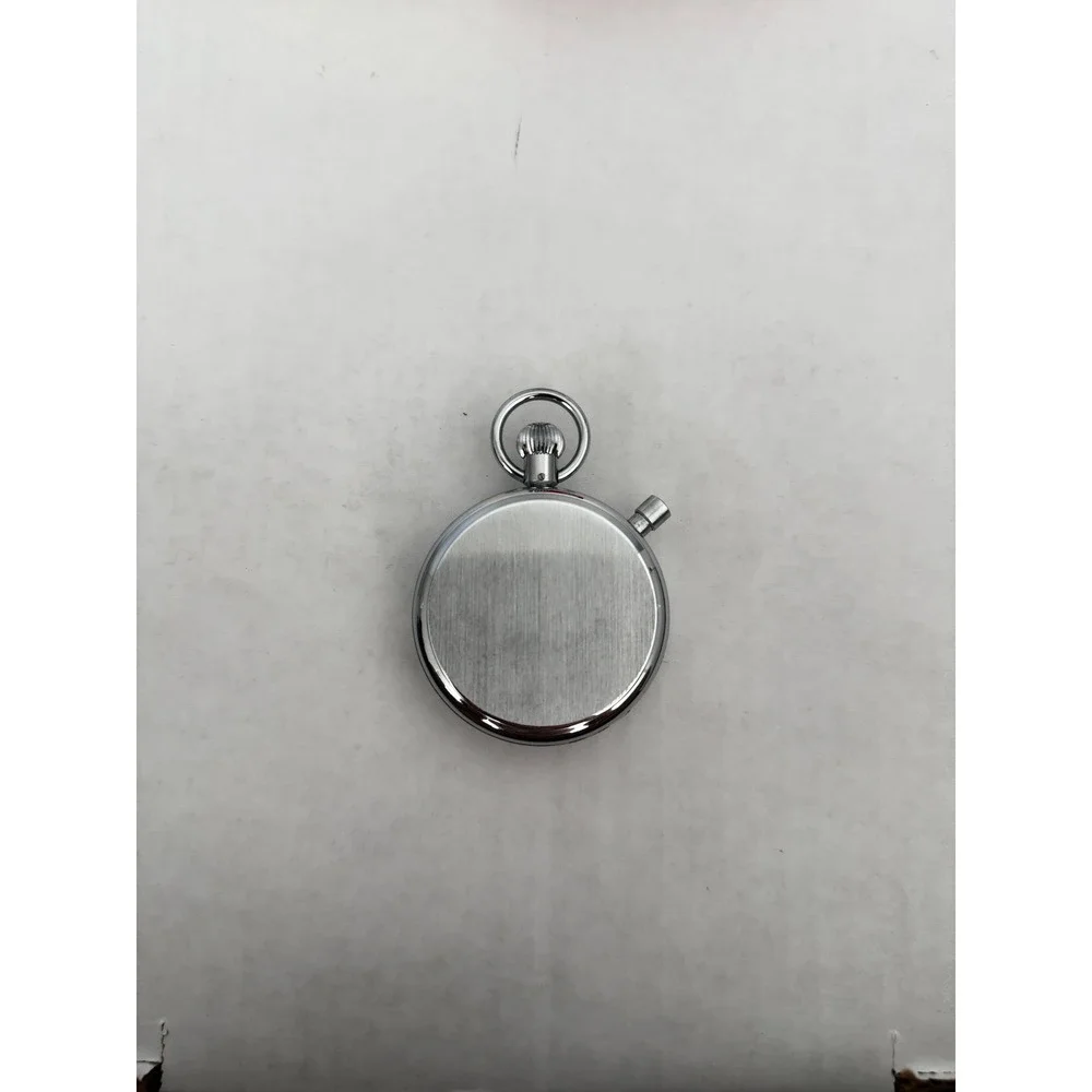 Racine Select Vintage Mechanical Stopwatch Swiss Silver Tone 100 Second Dial New
